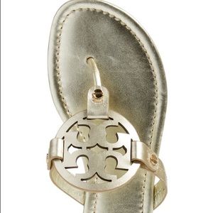 Tory Burch Shoes - Tory Burch Miller Flip Flop in Spark Gold Tory Burch Shoes - Tory Burch Miller Flip Flop in Spark Gold